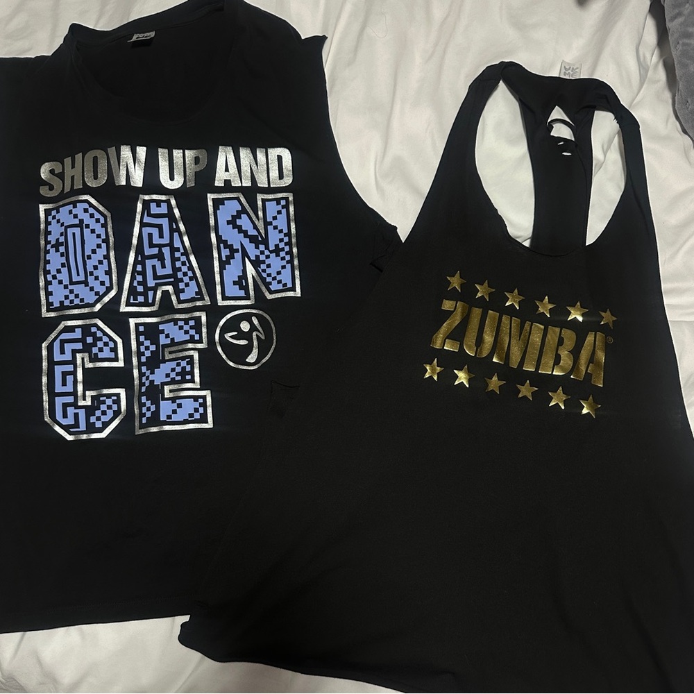 Zumba instructor tanks size xl/xxl.